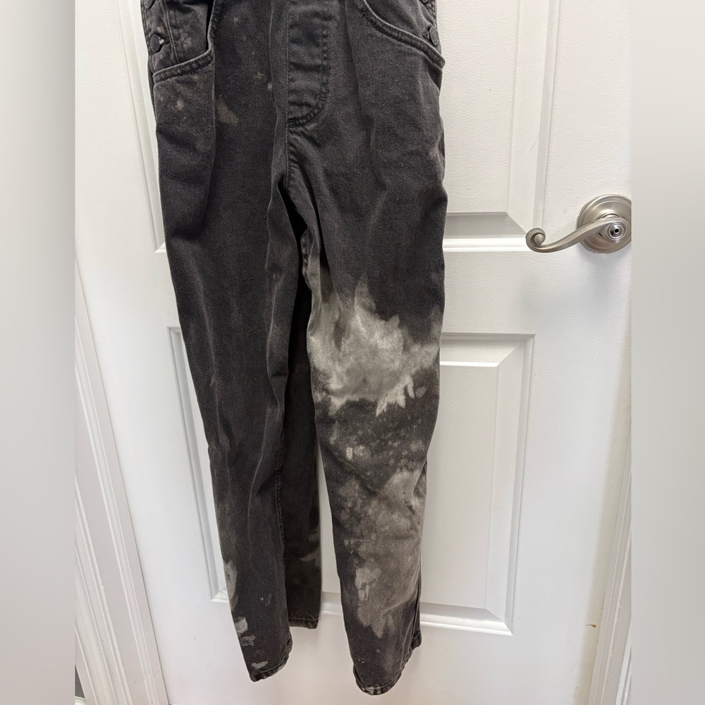 Free People Ziggy overalls in charcoal black wash Size XS We the Free denim - Picture 12 of 16